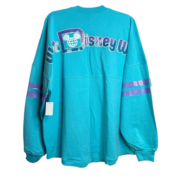 NWT Walt Disney World Spirit Jersey Iridescent Adult Size Large Teal Purple C16 - Picture 1 of 15